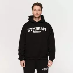 GymBeam Varsity Hoodie Black