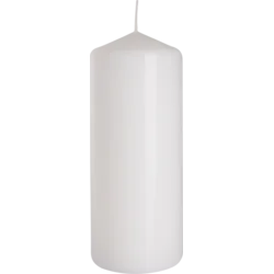 AURA BELA CILJASTA SVEČA Obhajilo Poroka BISPOL 6x15cm