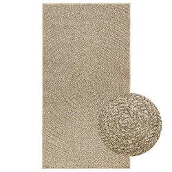 Tepih ZIZUR bež 80 x 150 cm s izgledom jute unutarnji i vanjski