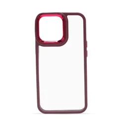 COLOR CASE 3 Maska za telefon za Iphone 13 Pro, Crvena