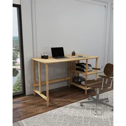 Hanah Home Radni sto, 125x75x65cm, Bež