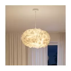 Brilagi - Luster na sajli SOLEAIR 2xE27/40W/230V bela