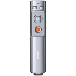 Baseus Orange Dot Multifunctionale remote control for presentation, with a laser pointer - gray