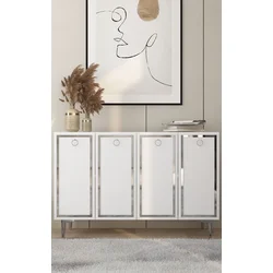 Hanah Home Konzolni sto Wolly KM120, 120x75x29.6 cm, Beli