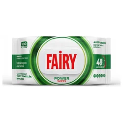 Fairy Univerzalne vlažne maramice za čišćenje Power, 100 komada