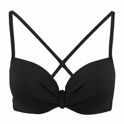 Barts SOLID WIRE, kopalke ž.top bikini, črna 0044