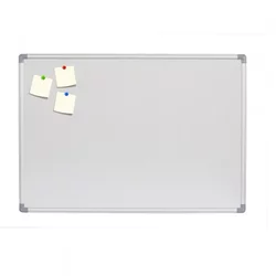Bela tabla NOKI 120x240cm magnetna, alu ram