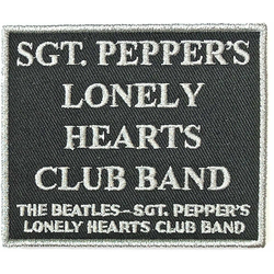 The Beatles Standard Patch Sgt. Peppers….Black (Song Titles/Loose)