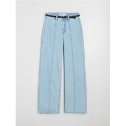 Sinsay - Wide leg farmerke sa kaišem - plava