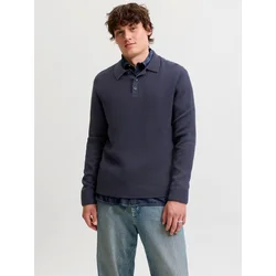 JACK & JONES Pulover JJPANNEL mornarska