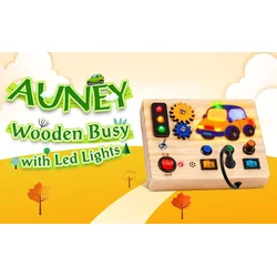 AUNEY Montessori plošča SwitchPlay – interaktivna učna tabla za otroke
