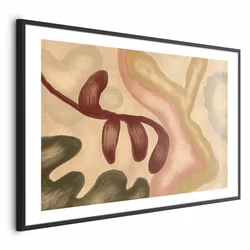 shumee Plakat - Barvite oblike - obrabljene figure, obarvane z apnom