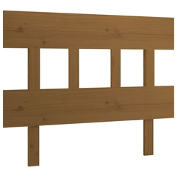 Uzglavlje za krevet boja meda 103,5x3x81 cm masivna borovina