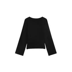 Trendyol ženska majica Twoaw27Ts00015, crna