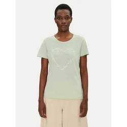 Fransa Majica 20615482 Zelena Regular Fit