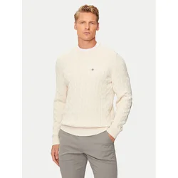 Gant Pulover 8050601 Bež Regular Fit