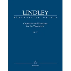 LINDLEY:CAPRICCIOS AND EXERCISES OP.15 FOR CELLO