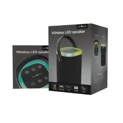 Gembird Zvučnik SPK-BT-LED-06, Portable, Bluetooth LED, 10W, BT, FM, USB, Handsfree, Crni