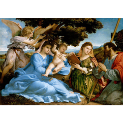 Enjoy - Puzzle Madonna and Child with Saints Catherine and Thomas - 1 000 kosov