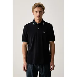 Armani Exchange polo majica moška bombažna