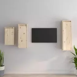 TV ormarići 3 kom od masivne borovine