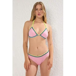 Trendyol Milla Ženski kupaći kostim Tbess25Bt00178, Roze