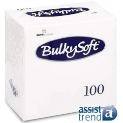 BulkySoft salveta bela 33x33cm 100/1 2sl (20 pak) ( 154-C32980E20 )