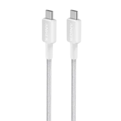 Anker 322 USB-C / USB-C Kabal 3ft pleteni, Beli