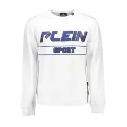 PLEIN SPORT Muški Duks FIPS211_BIANCO_01-WHITE, Beli