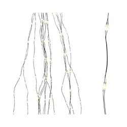 Lumineo Lampice za jelku, 1.8 m, 408 lampica, Snop spoljne, Micro LED, Svetlo toplo belo, 8 funkcija