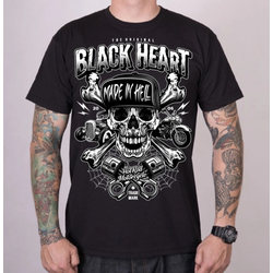 Ulična majica moška - SINNER - BLACK HEART - 12714