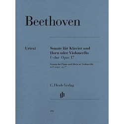 BEETHOVEN:SONATE FUR KLAVIER UND HORN ODER VIOLONCELLO F-DUR OP.17