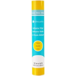 Silhouette Glossy Permanent Vinyl - 30,5 cm x 1,8 m - Yellow