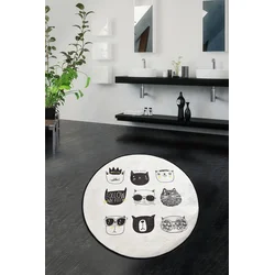 Lessentiel Maison Prostirka za kupatilo 100cm Šarena