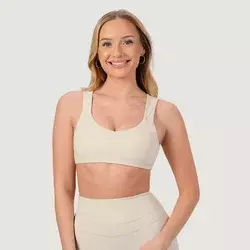 GymBeam NEO Sports Bra Almond