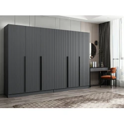Hanah Home Garderober Kale Plus-7777, 270x210x52 cm, Antracit