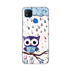 Maska Silikonska Print Skin za Xiaomi Redmi 9C/10A Owl
