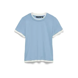VERO MODA Majica VMKENDALL  opal / bela