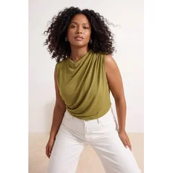 Trendyol Curve Ženska bluza Tbbss26Af00065, Zelena