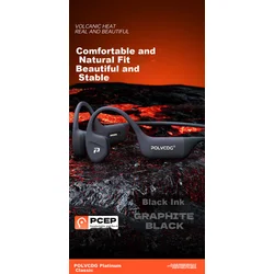 POLVCDG Bluetooth slušalice X16, Crne