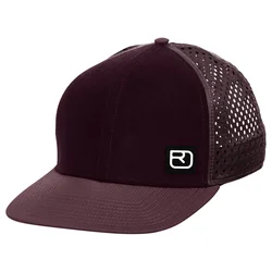 Kapa s ščitnikom Ortovox Logo Air Trucker Cap Chestnut 60 cm