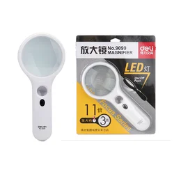 DELI Lupa sa led svetlom 75mm