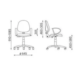 Radna stolica REGAL WHITE