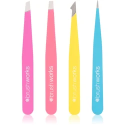 Kombinovani set pinceta - neon 4 komada | BRUSHWORKS |Kozmo Shop Online