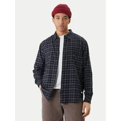 Element Srajca Button Down Regular Flannel ELYWT00183 Mornarsko modra Regular Fit