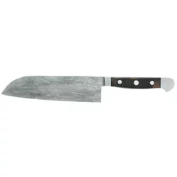 Güde Solingen Santoku nož DAMASCUS, 18 cm, rjava, Güde