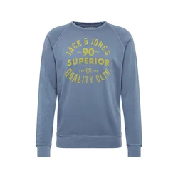 JACK & JONES Majica Jeans, modra