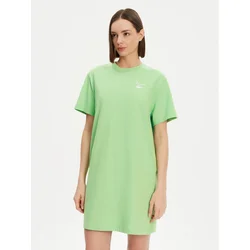 Lacoste Vsakodnevna obleka EF9573 Zelena Regular Fit