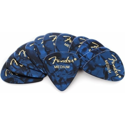 Fender 351 Shape Blue Moto Medium 12 Pack
