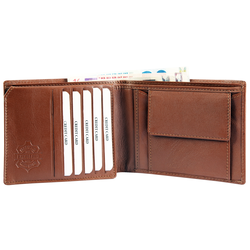 Moška usnjena denarnica Excellanc 302376 z RFID zaščito